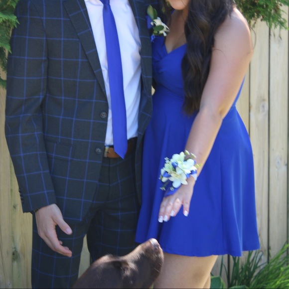 Blue Flowy Dress - Picture 3 of 3